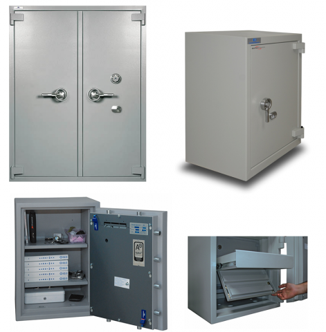 Cajas Fuertes Serie DINAMI 600 con Secreter interior, Bandejas fijas o extraíbles Cajas Fuertes Serie DINAMI 600 con Secreter interior, Bandejas fijas o extraíbles